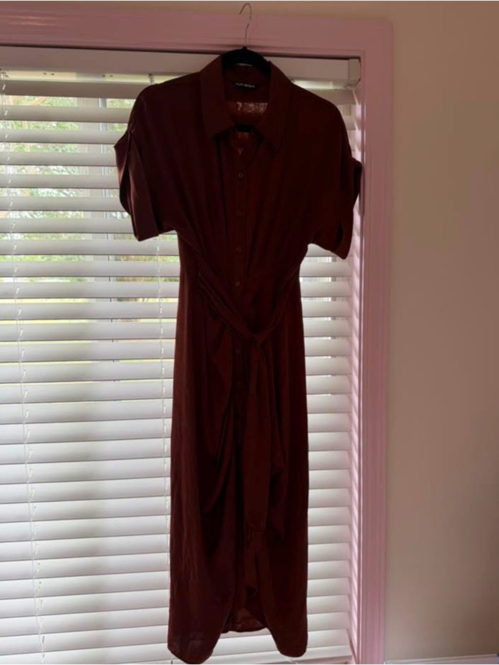 Steve Madden Rust Button-Up Dress - Picture 2 of 4